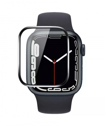 محافظ صفحه نمایش اپل واچ 41 میلی متری سری 7 کوتتسی Coteetci iWatch7 frame full Glue tempered glass 24002-41