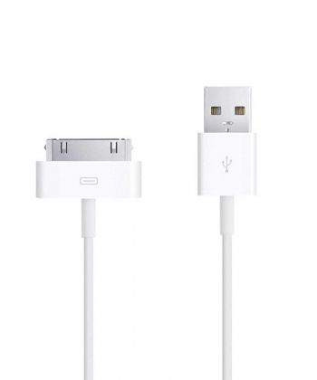 کابل اصلی شارژ آیفون Apple iphone 30 Pin to USB Cable 4/4s