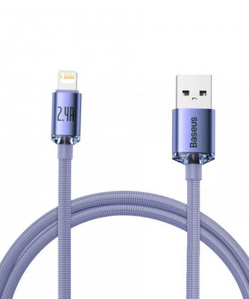 کابل لایتنینگ 1.2 متری بیسوس Baseus CAJY000001 Crystal Shine 1.2m Lightning Cable