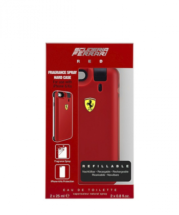 ادوتویلت مردانه فراری Ferrari مدل Scuderia و کاور گوشی Iphone 6,6s حجم 25 میلی لیتر