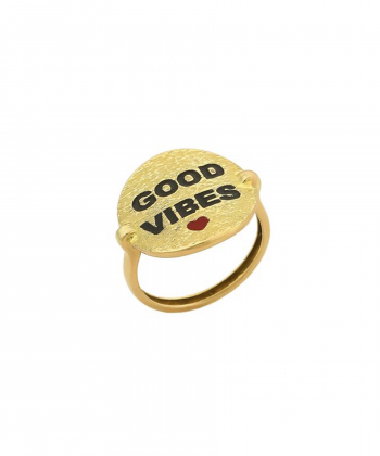 انگشتر GOOD VIBES میو گلد Mio Gold کد R1262