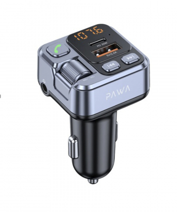 شارژر فندکی PAWA-WIRELESS FM TRANSMITTER & CAR CHARGER PD30W