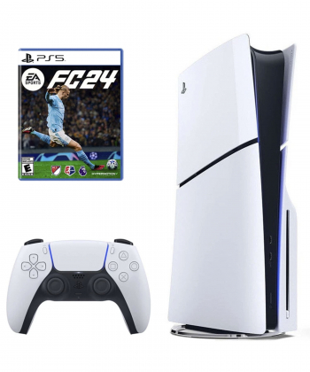 کنسول بازی سونی مدل Playstation 5 Slim Drive ظرفیت 1 ترابایت (آسیا) + بازی EA Sports FC 24