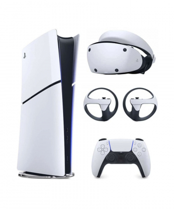 کنسول بازی سونی مدل Playstation 5 Slim digital ظرفیت 1 ترابایت (اروپا) + هدست PS VR2