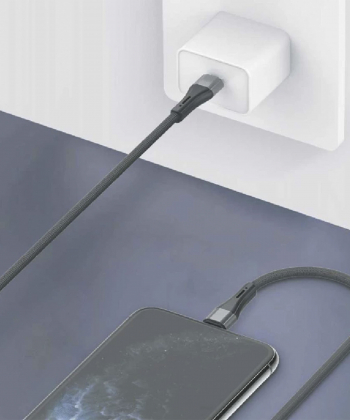 کابل تبدیل USB-C به لایتنینگ کینگ استار مدل k49 iC طول 1 متر