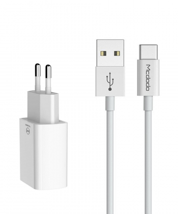 شارژر دیواری مک دودو مدل CH-6721 به همراه کابل تبدیل USB-C