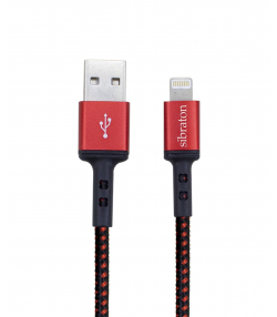 کابل تبدیل USB به لایتنینگ سیبراتون مدل S224i طول 1.1 متر