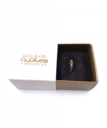 انگشتر مینیمال تارا 1 هماتیت گلد Hematite Gold کد 130954