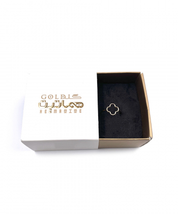 انگشتر مینیمال طناز هماتیت گلد Hematite Gold کد 131650