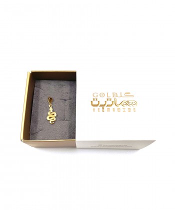 پلاک طرح مار هماتیت گلد Hematite Gold کد 131685