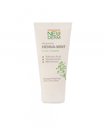 کرم ترک پا نئودرم Neuderm مدل Henna-Mint حجم 50 میلی لیتر