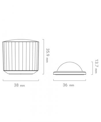 حسگر حرکت و نور محیطی شیائومی Xiaomi CGPR1 Qingping Motion&Ambient Light Sensor