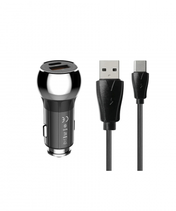 شارژر فندکی 38 وات کینگ استار مدل KC140 PD به همراه کابل USB-C