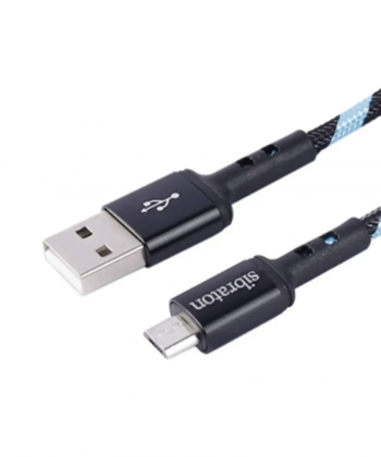 کابل تبدیل USB به microUSB سیبراتون مدل S224 طول 1.1 متر