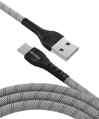 کابل تبدیل USB به microUSB سیبراتون مدل S233A طول 1.1 متر