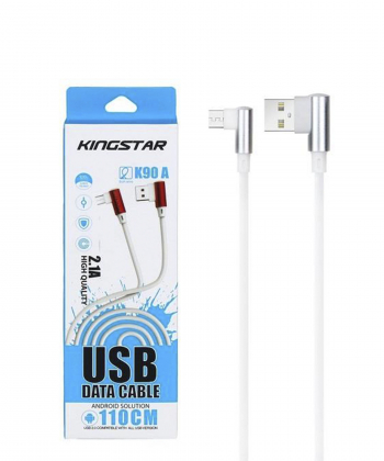 کابل تبدیل USB به microUSB کینگ استار مدل K90A طول 1.1 متر