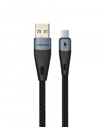 کابل تبدیل USB به USB-C سیبراتون مدل S665C طول 1 متر