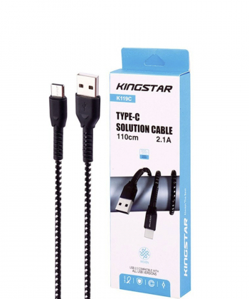 کابل تبدیل USB به USB-C کینگ استار مدل K119C طول 1.1 متر