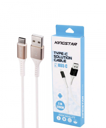 کابل تبدیل USB به USB-C کینگ استار مدل K65C طول 1.1 متر