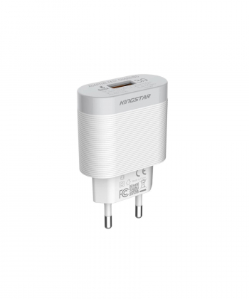 شارژر دیواری 18 وات کینگ استار مدل KW188QC به همراه کابل USB-C