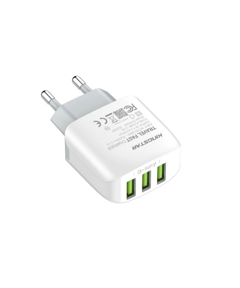 شارژر دیواری 17 وات کینگ استار مدل KW163C به همراه کابل USB-C