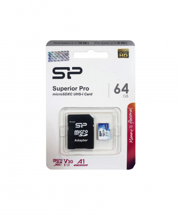 کارت حافظه microSDXC سیلیکون پاور مدل Superior Pro V30 A1 استاندارد UHS-I U3