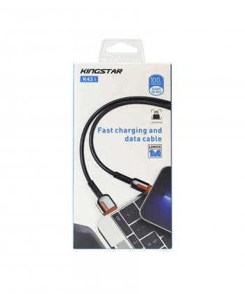 کابل تبدیل USB به لایتنینگ کینگ استار مدل K42i طول 1. متر