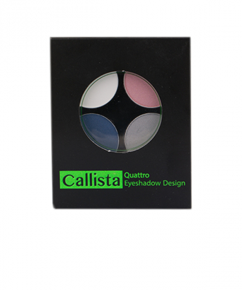 سایه چشم چهار رنگ کالیستا Callista مدل Quattro Eye Design وزن 2.5 گرم