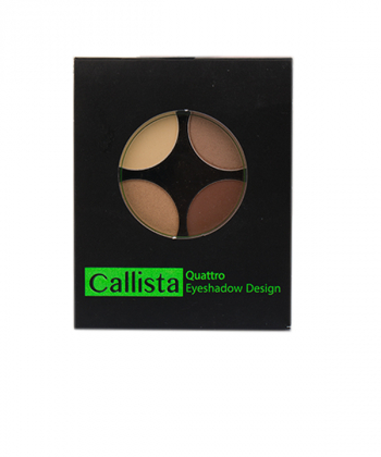 سایه چشم چهار رنگ کالیستا Callista مدل Quattro Eye Design وزن 2.5 گرم