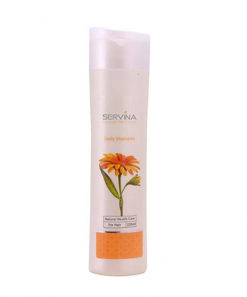 شامپو مو سر روزانه سروینا Servina مدل Daily Shampoo حجم 220 میلی لیتر