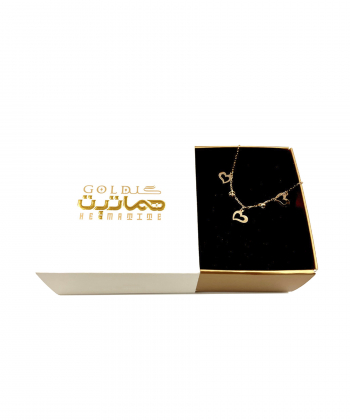 دستبند قلب فانتزی هماتیت گلد Hematite Gold کد 131836