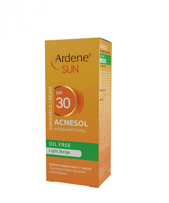 کرم ضد آفتاب فاقد چربی 30 SPF رنگ بژ روشن آردن Ardene مدل Acnesol وزن 50 گرم