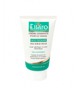 کرم شستشوی حاوی اسکراب الارو Ellaro مدل Akne Exfoliate حجم 100 میلی لیتر