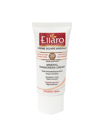 کرم ضد آفتاب SPF30 الارو Ellaro مدل Mineral حجم 50 میلی لیتر