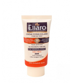 کرم ضد آفتاب رنگی SPF30 الارو Ellaro مدل Foundation Effect حجم 40 میلی لیتر - کاراملی