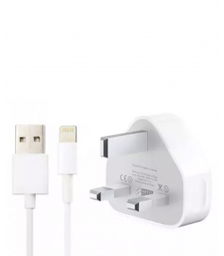 شارژر اصلی آیفون همراه کابل فست شارژ یو اس بی به لایتنینگ Apple iphone Charger