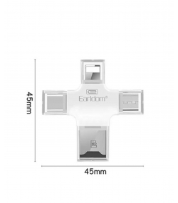 کارت خوان چهار سر ارلدام Earldom ET-OT20 All-in-One Card Reader