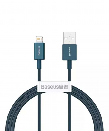 کابل شارژ سریع و انتقال داده یک متری لایتنینگ بیسوس Baseus superior series fast charging 1m cable 2.4A