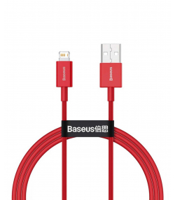 کابل شارژ سریع و انتقال داده یک متری لایتنینگ بیسوس Baseus superior series fast charging 1m cable 2.4A