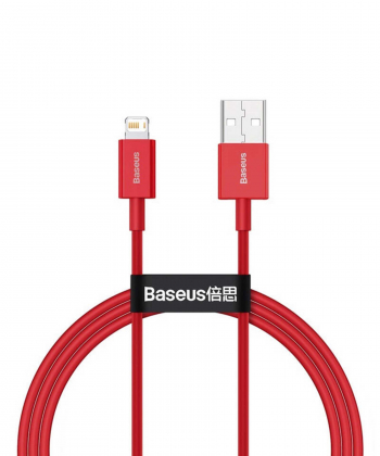 کابل شارژ سریع و انتقال داده یک متری لایتنینگ بیسوس Baseus superior series fast charging 1m cable 2.4A