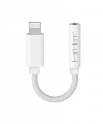 کابل تبدیل لایتنینگ به جک 3.5 میلی متری ارلدام Earldom ET-OT68 Lightning cable to 3.5 mm AUX