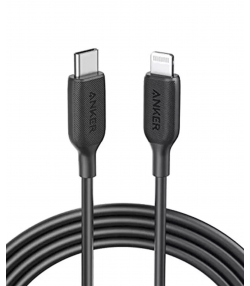 کابل شارژ سریع تایپ سی به لایتنینگ 18 وات 180 سانتی متری انکر Anker PowerLine III USB-C to Lightning 2.0 Cable A8833H11