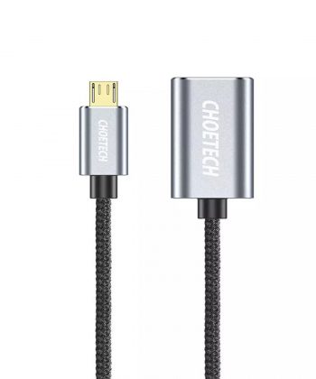 کابل تبدیل او تی جی میکرو یو اس بی به یو اس بی چویتک CHOETECH OTG Micro USB To USB 2.0 Cable AB0013