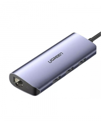 هاب 4 پورت USB 3.0 به 3 پورت USB 3.0 با یک پورت LAN یوگرین Ugreen CM252 60719