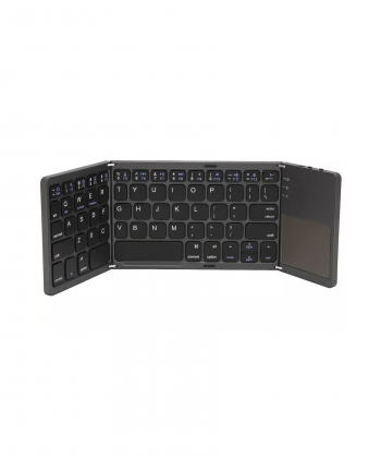 کیبورد بلوتوث تاشو با تاچ پد Foldable Bluetooth Keyboard With Touch Pad B033