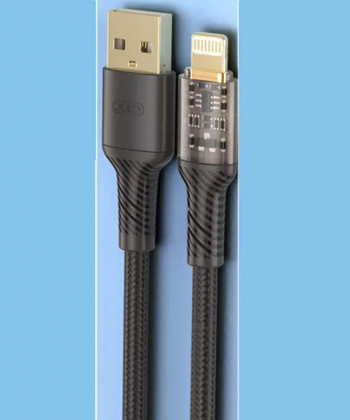 کابل شارژ سریع یو اس بی به لایتنینگ 2.4 آمپر یک متری ایکس او XO USB to Lightning Data Charging Cable NB229