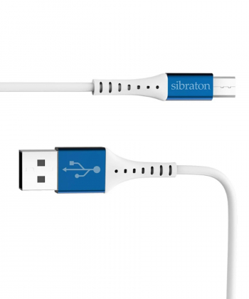 کابل تبدیل USB به microUSB سیبراتون مدل S225A طول 1.1 متر