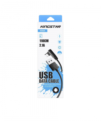 کابل تبدیل USB به microUSB کینگ استار مدل K80A طول 1.1 متر