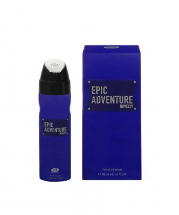 عطر جیبی مردانه عماد آرا Emad Ara مدل Epic Adventure Novelty حجم 30 میلی لیتر