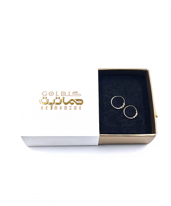 گوشواره آلبرنادو درسا هماتیت گلد Hematite Gold کد 132226